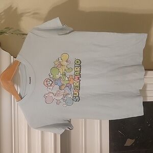 Super Mario Bros Yoshi graphic tee short sleeve, adult size small